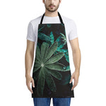 Fresh Tropical Leaf Print Apron