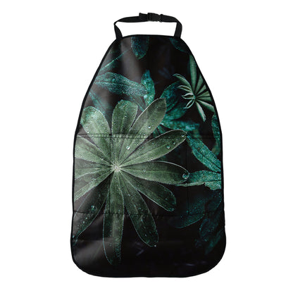 Fresh Tropical Leaf Print Car Seat Organizers