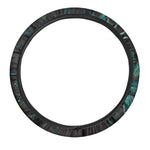 Fresh Tropical Leaf Print Car Steering Wheel Cover