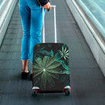 Fresh Tropical Leaf Print Luggage Cover