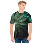 Fresh Tropical Leaf Print Men's T-Shirt