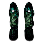 Fresh Tropical Leaf Print Muay Thai Shin Guard