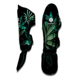 Fresh Tropical Leaf Print Muay Thai Shin Guard