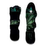 Fresh Tropical Leaf Print Muay Thai Shin Guard