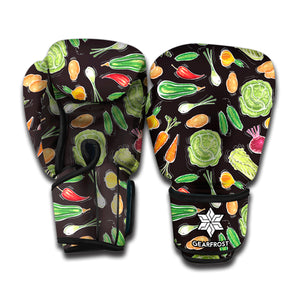 Fresh Vegetable Pattern Print Boxing Gloves