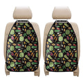Fresh Vegetable Pattern Print Car Seat Organizers