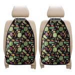 Fresh Vegetable Pattern Print Car Seat Organizers