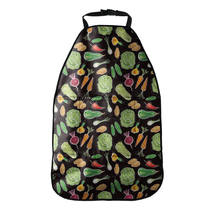 Fresh Vegetable Pattern Print Car Seat Organizers