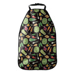 Fresh Vegetable Pattern Print Car Seat Organizers