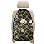 Fresh Vegetable Pattern Print Car Seat Organizers