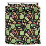 Fresh Vegetable Pattern Print Duvet Cover Bedding Set