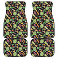 Fresh Vegetable Pattern Print Front and Back Car Floor Mats