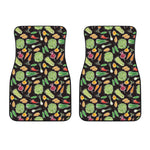 Fresh Vegetable Pattern Print Front Car Floor Mats