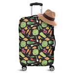 Fresh Vegetable Pattern Print Luggage Cover