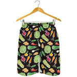 Fresh Vegetable Pattern Print Men's Shorts