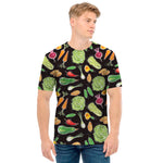Fresh Vegetable Pattern Print Men's T-Shirt