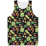 Fresh Vegetable Pattern Print Men's Tank Top