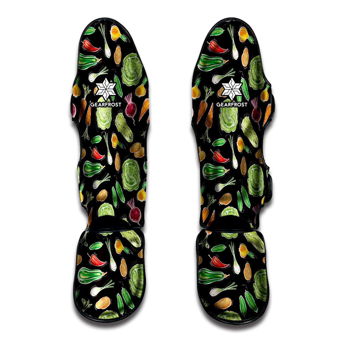Fresh Vegetable Pattern Print Muay Thai Shin Guard