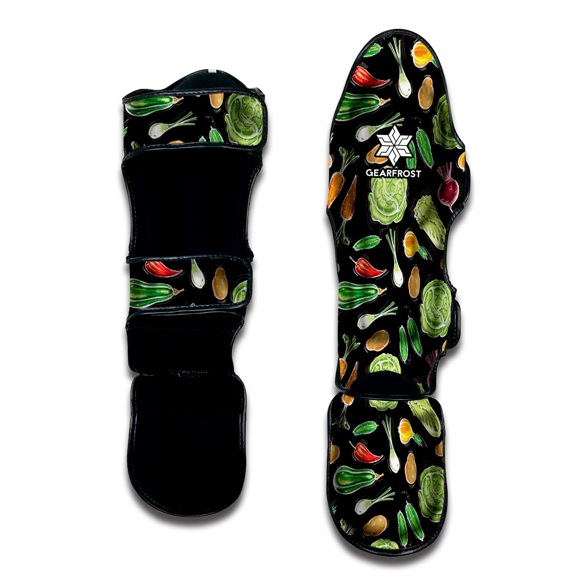 Fresh Vegetable Pattern Print Muay Thai Shin Guard