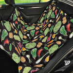 Fresh Vegetable Pattern Print Pet Car Back Seat Cover