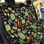 Fresh Vegetable Pattern Print Pet Car Back Seat Cover