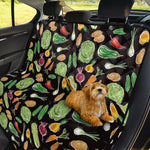 Fresh Vegetable Pattern Print Pet Car Back Seat Cover