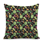 Fresh Vegetable Pattern Print Pillow Cover
