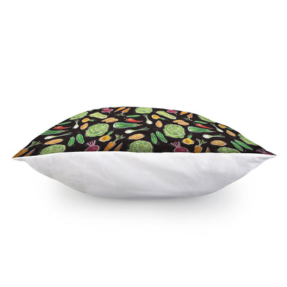 Fresh Vegetable Pattern Print Pillow Cover