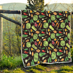 Fresh Vegetable Pattern Print Quilt