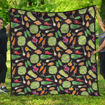 Fresh Vegetable Pattern Print Quilt