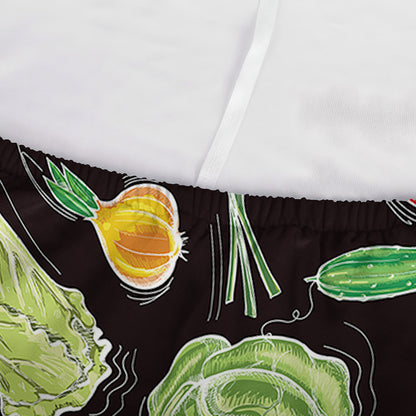 Fresh Vegetable Pattern Print Sofa Cover
