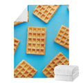 Fresh Waffles Print Blanket