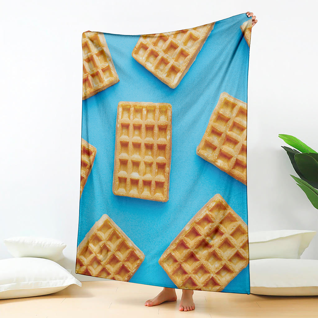 Fresh Waffles Print Blanket