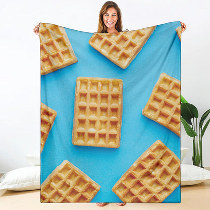 Fresh Waffles Print Blanket