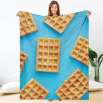 Fresh Waffles Print Blanket