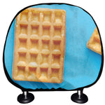Fresh Waffles Print Car Headrest Covers