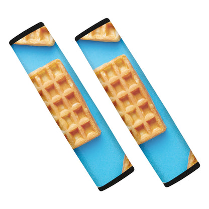 Fresh Waffles Print Car Seat Belt Covers