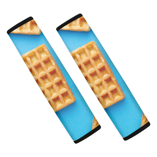 Fresh Waffles Print Car Seat Belt Covers
