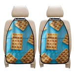 Fresh Waffles Print Car Seat Organizers