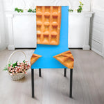 Fresh Waffles Print Dining Chair Slipcover