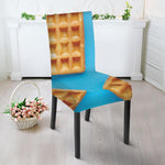 Fresh Waffles Print Dining Chair Slipcover