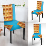 Fresh Waffles Print Dining Chair Slipcover