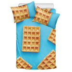 Fresh Waffles Print Duvet Cover Bedding Set