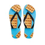 Fresh Waffles Print Flip Flops