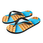 Fresh Waffles Print Flip Flops