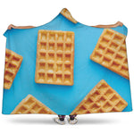 Fresh Waffles Print Hooded Blanket