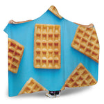 Fresh Waffles Print Hooded Blanket