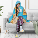 Fresh Waffles Print Hooded Blanket