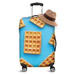Fresh Waffles Print Luggage Cover