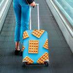 Fresh Waffles Print Luggage Cover